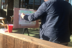 Watercolour session at The Eldo Bar, Jaywick