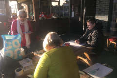 Watercolour session at The Eldo Bar, Jaywick