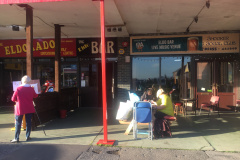 Watercolour session at The Eldo Bar, Jaywick