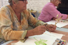 Watercolour session at Jaywick Martello Tower