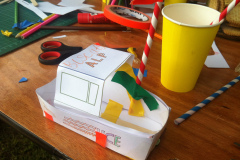 Paper Boat Making - Here Comes Everybody